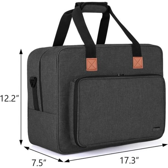 Sewing Machine Bag, Portable Tote Bag Compatible with Most Singer - Picture 3 of 7